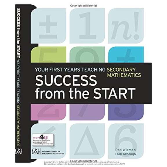 Pre-Owned Success from the Start: Your First Years Teaching Secondary Mathematics (Paperback) 0873536738 9780873536738