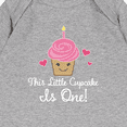 thumbnail image 3 of Inktastic 1st Birthday Cupcake Girls Cute Baby Romper Coveralls, 3 of 4