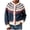 Navy, variant on Women Plus Size Horn Toggle Button Knit Cardigan Fair Isle Long Sleeve Sweater Jacket Crew Neck Knit Outwear