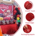 thumbnail image 4 of Mantel Queen Dream Red Sequin 228 x 335 cm de poliéster, 4 of 7
