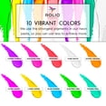 thumbnail image 2 of Pasta pigmentaria para resina Rolio, 10 colores neón, 284 g, set, 2 of 4