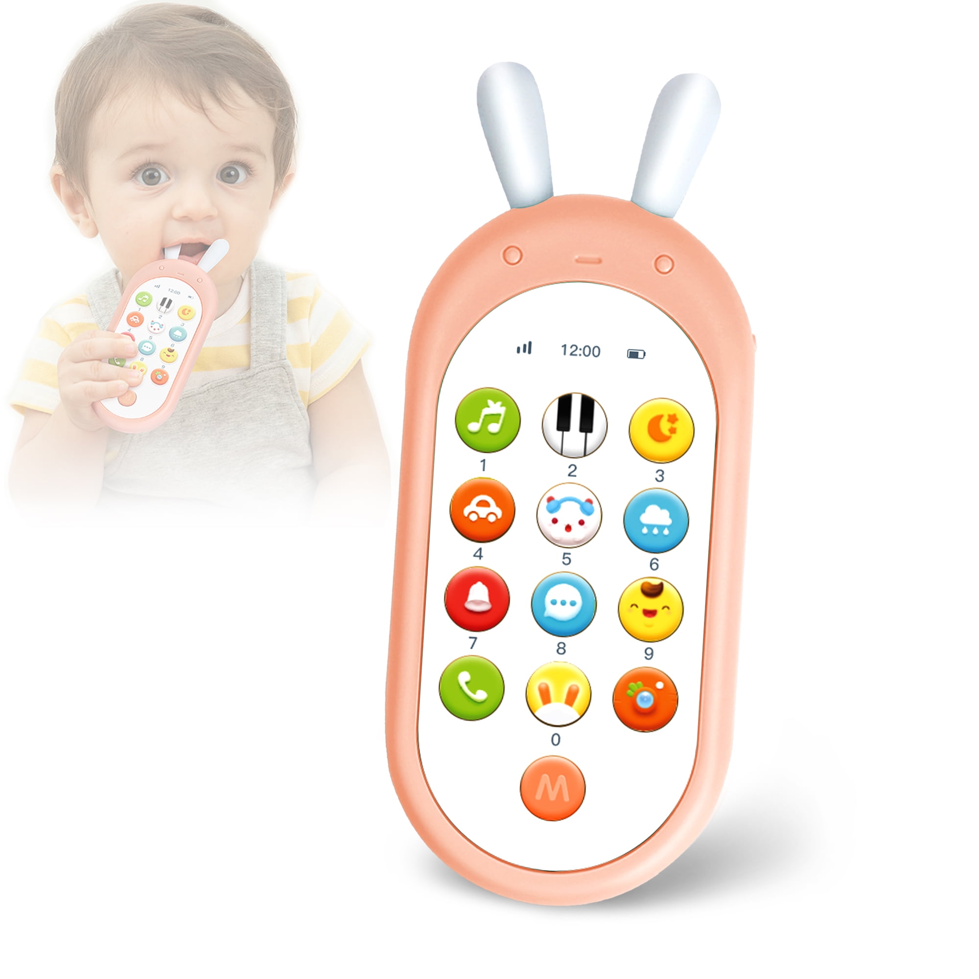Richgv Baby Toy Cell Phone, Electronic Learning Smartphone Toy