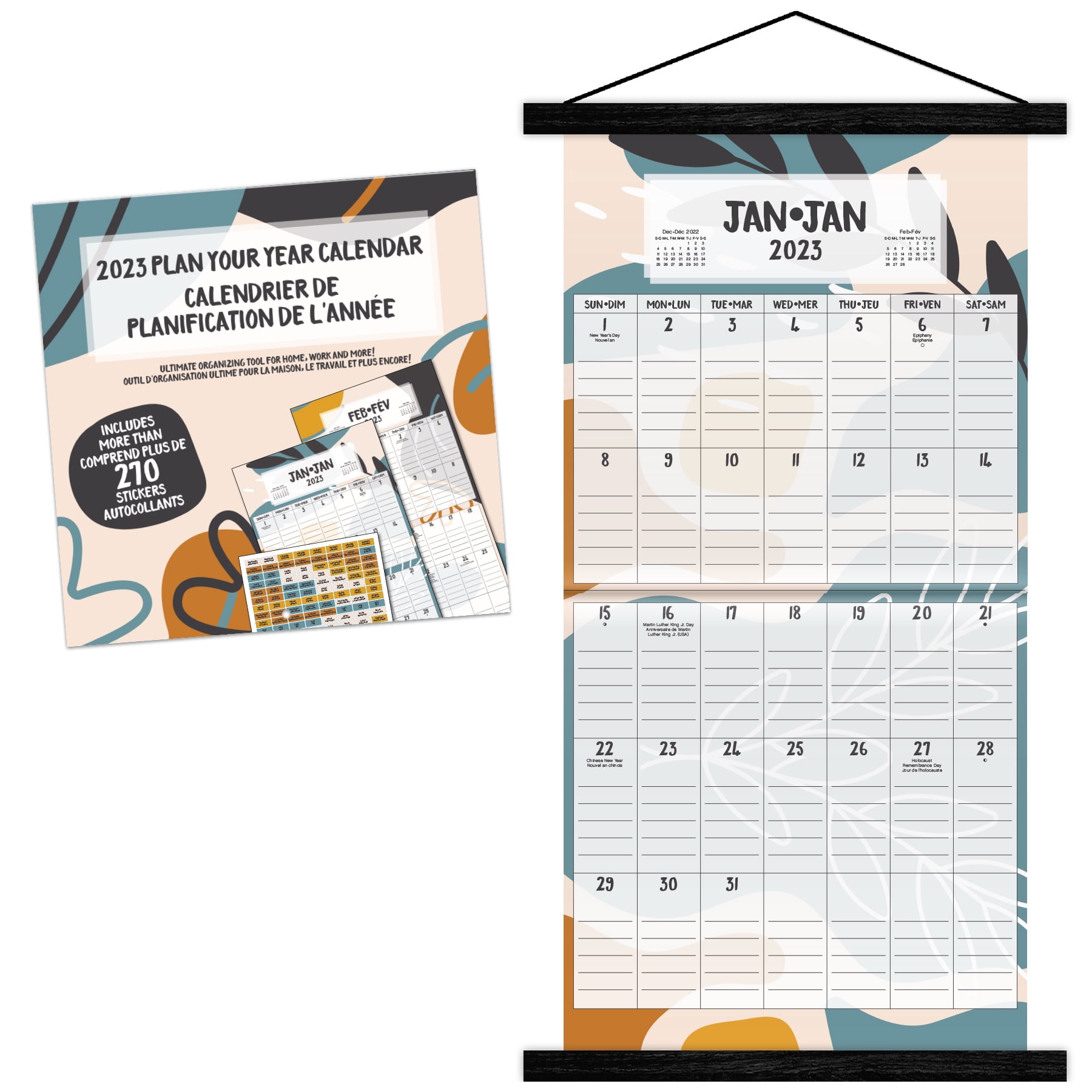 Trends International 2023 Plan Your Year with Reminder Stickers