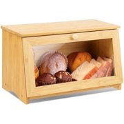 Homekoko Bamboo Single Layer Small Bread box