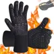 thumbnail image 1 of Horno De Hornear Bbq Guantes De Tela Guantes Para Cocina Color Negro, 1 of 8