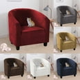 thumbnail image 1 of Tub Chair Covers Armchair Elastic Polyester Fabric Sofa Slipcovers Seat Cover, 1 of 15