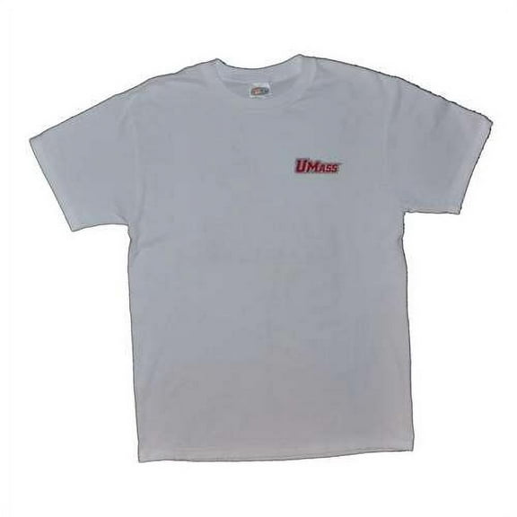 Umass Minutemen T-shirt - White With Full Back