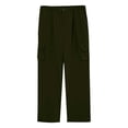thumbnail image 6 of Awwp Mens Pants, Cargo Hiking Pants Plain Comfort Wearable Casual Daily Pants for Men Green L, 6 of 9