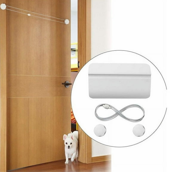 Pet Cat Auxiliary Door Two-Way Free Access Dog Hole Out Entry Pets Automatic Open