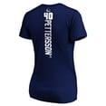 thumbnail image 3 of Women's Elias Pettersson Royal Vancouver Canucks Playmaker V-Neck T-Shirt, 3 of 3