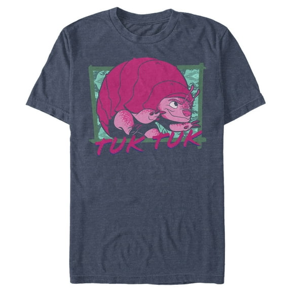 Men's Raya and the Last Dragon Tuk Tuk Portrait  Graphic Tee Navy Blue Heather Medium