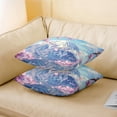 thumbnail image 2 of Snowy Mountain Pillow Cover 16x16 Inch,Cheerry Blossom Cushion Cover,Pink Floral Flowers Plant Throw Pillow Cover,White Mountain Romantic Decorative Accent Pillow Case For Sofa, 2 of 5