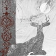 thumbnail image 2 of Sommers, Mindy 26x26 Black Ornate Wood Framed with Double Matting Museum Art Print Titled - Silver Deer, 2 of 4