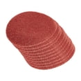 thumbnail image 1 of Maoww 10 Pcs Outils de Polissage et de Ponçage 100mm Ronds Papier de Verre Rouge pour Métal, 1 of 9