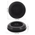 thumbnail image 2 of BESTYASH 10Ud Tapones De Silicona Negro Para Sin Herramientas En Equipos Y Muebles Industriales, 2 of 8