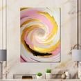 thumbnail image 2 of Designart Pink Watercolor Circular Abstract II Canvas Wall Art, 2 of 5