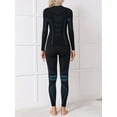 thumbnail image 4 of Alove Women Thermal Suit Airtight Flexible Top and Bottom Warm Set Winter Breathable Warm Base layer Set, 4 of 5