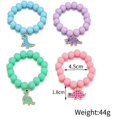thumbnail image 2 of Dinosaur Bracelet Set Love Beaded Butterfly Bracelet Set Acrylic Colored Beaded Bracelet Friendship Bracelet Best Friend Bracelet Aesthetic Bracelet Y2k Bracelet Summer Bracelet, 2 of 5