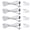 4, variant on Hanging Pendant Light Cord - Light Bulb Socket with Cord E26/E27 Plug in Light Socket, Extension Hanging Lantern Cord with On/Off Switch, 8.2Ft, White, 1 Pack