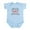 Sky Blue, variant on CafePress - You Mess With My Uncle Body Suit - Baby Light Bodysuit, Size Newborn - 24 Months