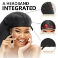 Large Hooded Hair Dryer w/Integrated Headband Reduces Heat