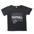 thumbnail image 5 of Otqutp Football Letter Print Cotton T-Shirt for Kids - European and American Style Short Sleeve Top,Casual Sporty Round Neck Tee for Boys Girls (Ages 2-14 Years), 5 of 5