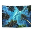 thumbnail image 5 of Creowell Forest Starry Tapestry Wall Hanging 3D Printing Forest Tapestry Galaxy Tapestry Forest Milky Way Tapestry Tree Tapestry Night Sky Tapestry Wall Tapestry for Dorm Living Room 60x50inch, 5 of 6