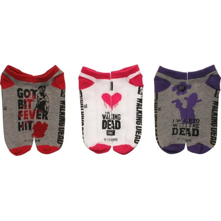 

Walking Dead Bit Walked Ladies 3 Pk Low Socks Set