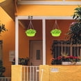 thumbnail image 2 of Weiweiguan 2 Sets Hanging Flowerpot Fence Railing Wall Hanging Planter Plant Container, 2 of 7
