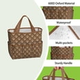 thumbnail image 4 of Garden Tool Bag,Paw Prints Garden Tool Organizer,Garden Gifts,Waterproof Multi-Pocket Garden Tool Storage 11.8x5.5x11.4 Inch(Tools NOT Included), 4 of 6