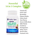 thumbnail image 3 of Uric Acid Cleanse & Support Supplement with Tart Cherry – 60 Veg Capsules, Made in USA, 3 of 8