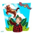 thumbnail image 2 of Globo Inflable de Tigre Ballooniacs para Fiesta Infantil, 2 of 6