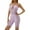 Purple, variant on KOMOO Women Mesh Jumpsuit Sleeveless Hollow Sheer Halter Bodysuit Backless Cutout See Through Bodycon Romper