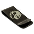 thumbnail image 2 of Tioneer Stainless Steel Tribal Dragon Yin Yang Engraved Money Clip Holder, 2 of 2