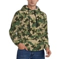 thumbnail image 2 of Haiem Camouflag Patterned Men's Hoodie with Kangaroo Pocket - Ideal Pullover Sweatshirt for Daily Wear, Travel, and Home-X-Large, 2 of 7