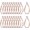 Rose Gold, variant on 20-Pack Open Bezels for Resin, Teardrop Shape Back Bezel Pendants Resin Jewelry Making/DIY Earrings Necklace, Alloy Hollow Frame [Black]