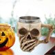 thumbnail image 2 of Jarra de cerveza de acero inoxidable de resina con forma de calavera gótica, jarra de caballero dragón, taza de café de Halloween, taza de té de Navidad, decoración de bar y pub, 2 of 5