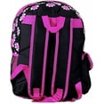 thumbnail image 4 of Backpack - Hello Kitty - Flowers Black/Pink Large School Bag Girls16" New 052811, 4 of 6