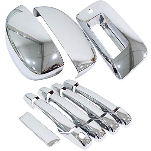 NewYall Front Left Driver Side Outside Exterior Outer Silver Door Handle Assembly NewYall Front Left Driver Side Outside Exterior Outer Silver Door Handle Assembly