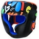 thumbnail image 2 of BN FIGHT Graffiti Casco para niños Protector de cabeza Equipo de protección para boxeo Muay Thai Taekwondo EntrenamientoS tamaño negro YUNYI BRAND Deportes, 2 of 8