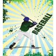 thumbnail image 2 of Juego de Funda Nórdica, Grunge Softball Batter Gear Athlete Competition Action Retro, 2 of 6