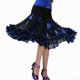 thumbnail image 1 of Falda de baile latino Falda de baile de salón Vestido de actuación con bordado de lentejuelas Falda de vuelo grande GB Vestido de baile de salón Vestido de actuación, 1 of 1