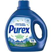 Purex Fresh Mountain Breeze Liquid Detergent, 130 fl oz, 116 loads