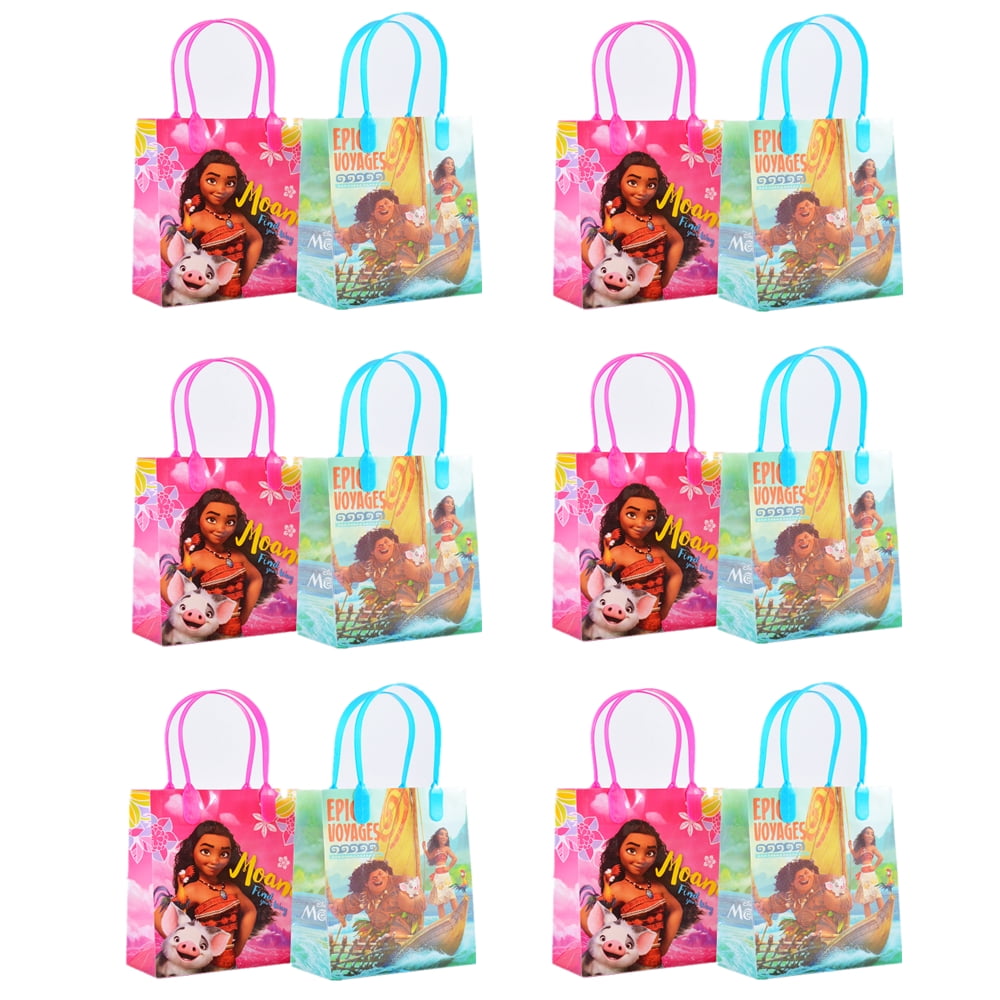 12pc Disney Moana Goodie Bags Party Favor Gift Bags Birthday Bags
