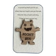thumbnail image 1 of Pocket Small Wooden Sign Wooden Pocket Keepsake Gift Mother's Day Father's Day Gift, 1 of 6