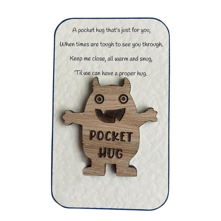 Vikakiooze Gift for Women, Pocket Small Wooden Sign Wooden Pocket