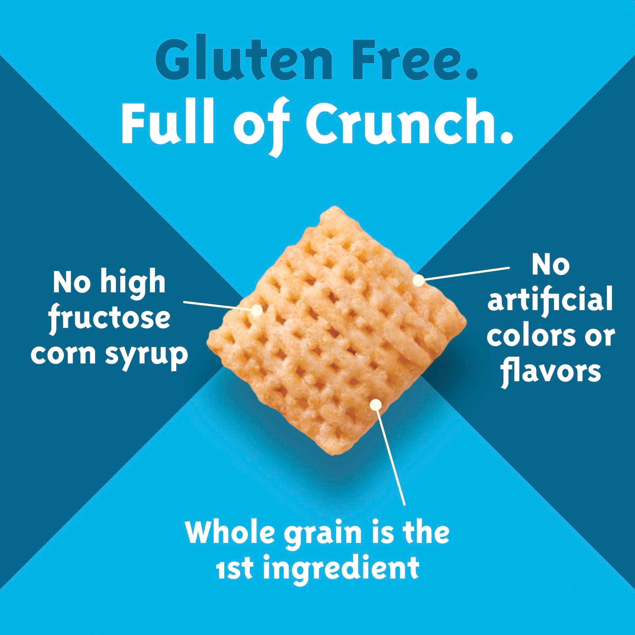 (10 pack) Rice Chex Gluten Free Breakfast Cereal, Homemade Chex Mix Ingredient, 12 oz