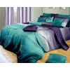 Swanson Beddings Twilight-P 3-Piece 100% Cotton Bedding Set: Duvet Cover and Two Pillow Shams (Full)