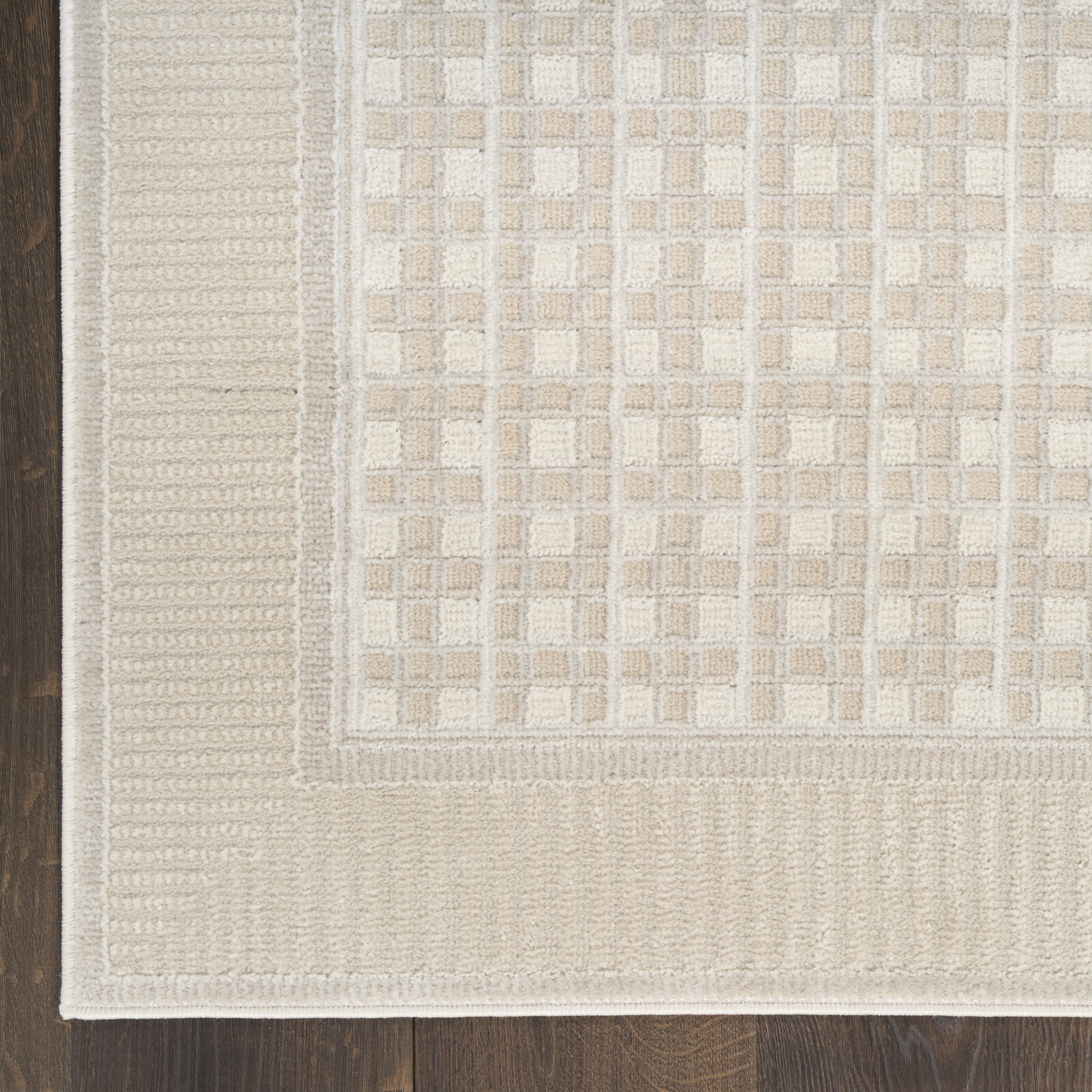 Nourison Nordic 9' x 12' Beige Modern Indoor Rug