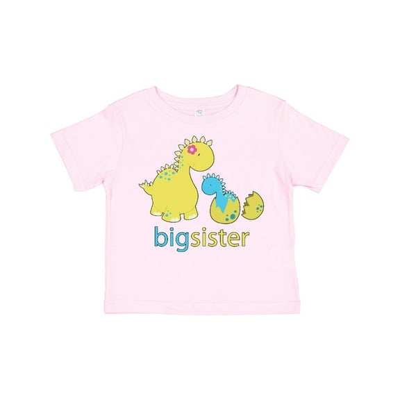 Inktastic Big Dinosaur Sister Girls Toddler T-Shirt